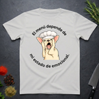 Menu and My Mood graphic tee in Ice Grey — The Bitter Palate