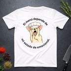 Menu and My Mood graphic tee in White — The Bitter Palate